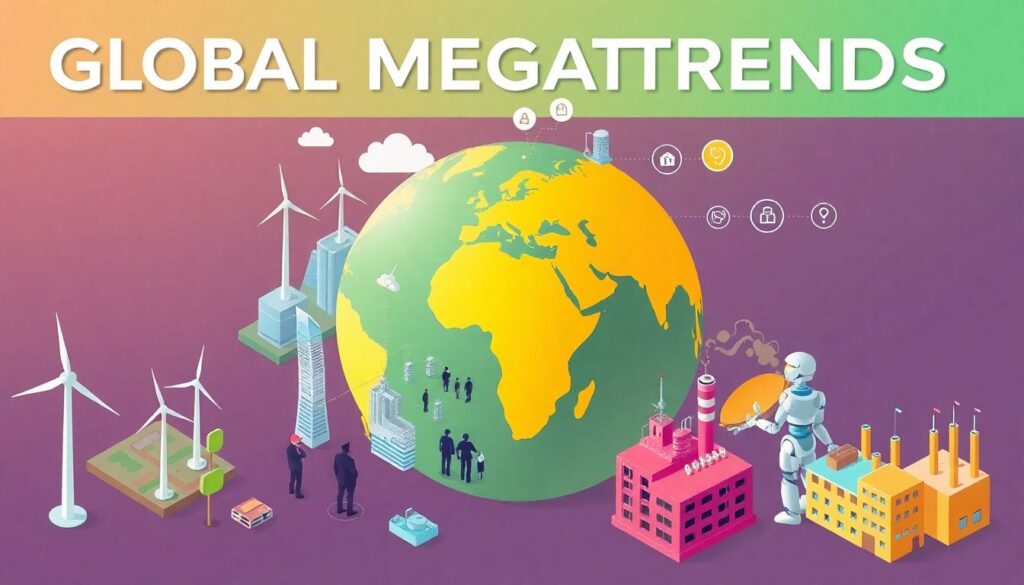 Как инвестировать в долгосрочные мегатренды: зеленая энергетика, кибербезопасность, старение населения, автоматизация - иллюстрация