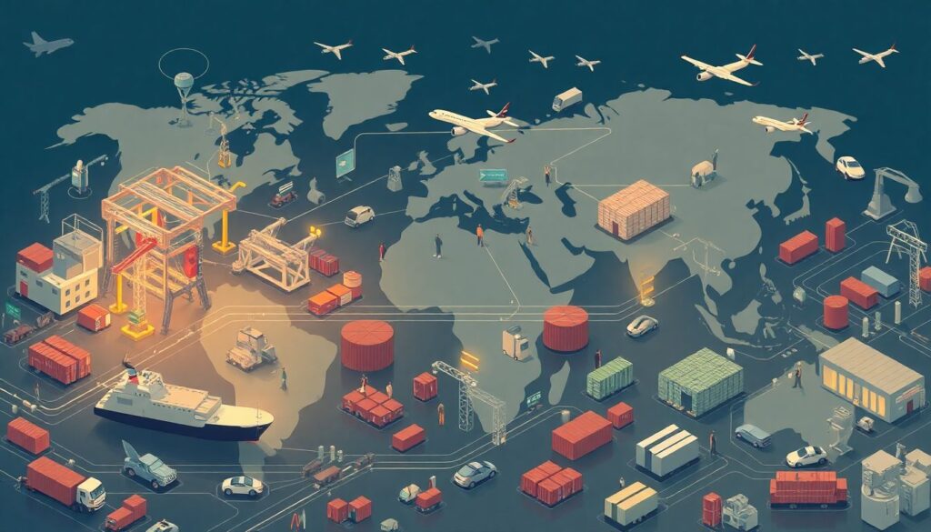 Глобальные цепочки поставок и их влияние на фондовые и сырьевые рынки: кто выигрывает и кто теряет - иллюстрация